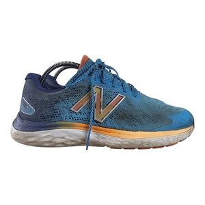 ​New Balance Men's Fresh Foam 680v7 Running Shoes Blue/Orange Size 8